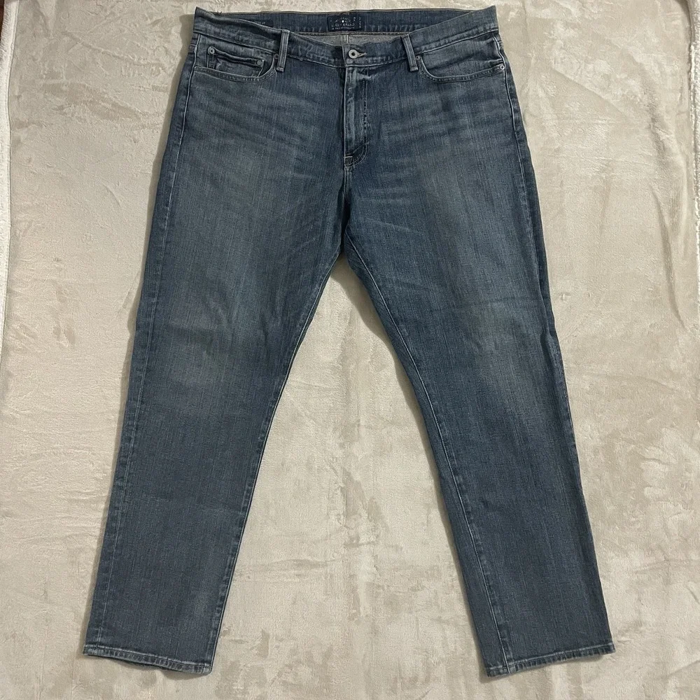 Lucky Brand Jeans Mens Size‎ 40x32 410 Athletic Fit Straight Blue Denim Stretch